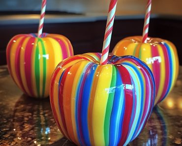 Striped Candy Apples…