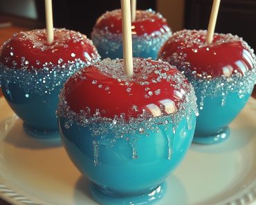 Frosty Wonderland Candy Apples