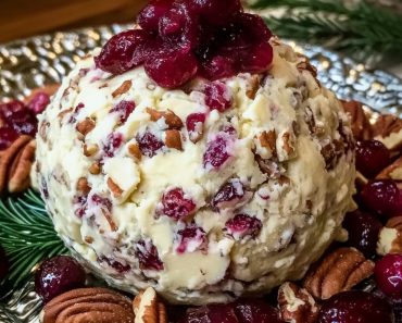 CRANBERRY PECAN CHEESE BALL RECIPE