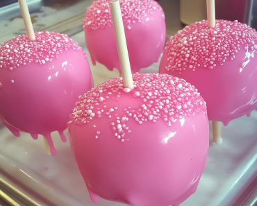 Icy Pink Candy Apples Perfection